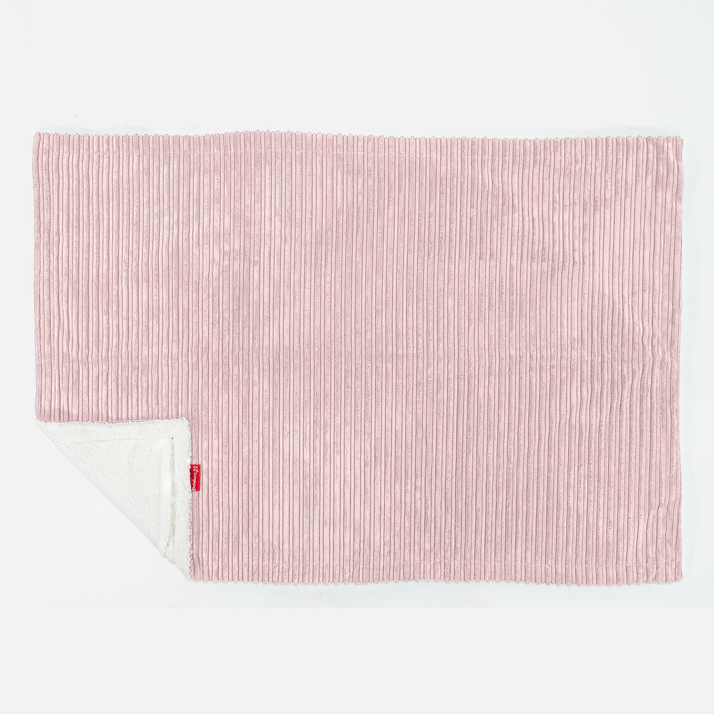 Sherpa-Decke - Cord Rosa 03