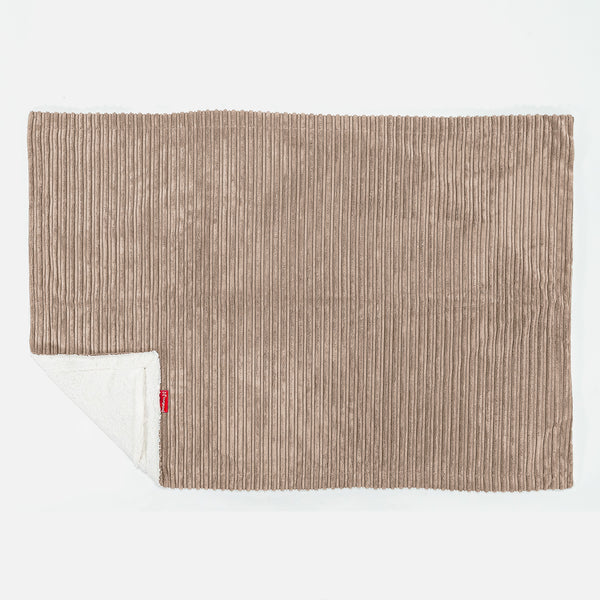 Sherpa-Decke - Cord Sand 01