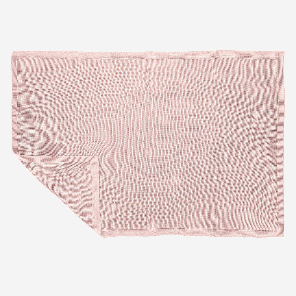 Kuscheldecke / Tagesdecke - 100% Baumwoll Ellos Baby Pink 03