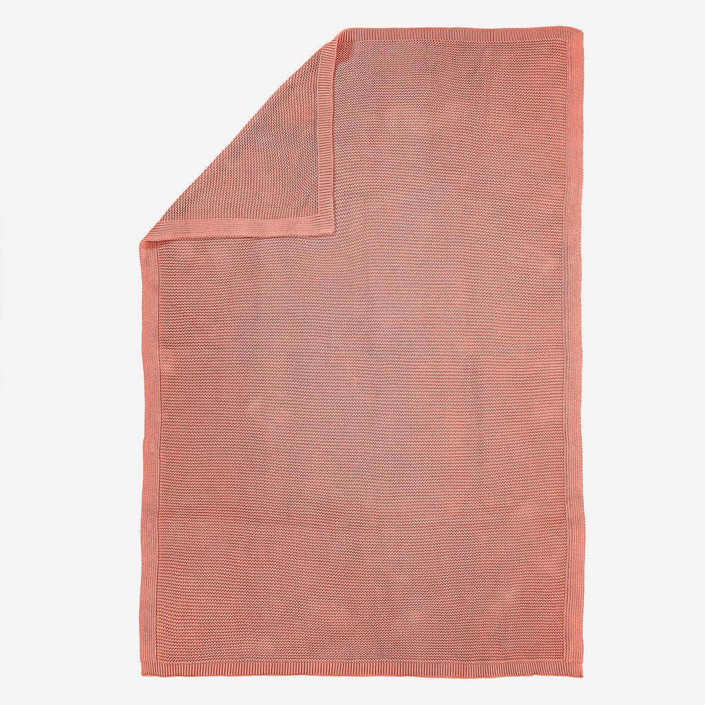 Kuscheldecke / Tagesdecke - 100% Baumwoll Ellos Koralle 03