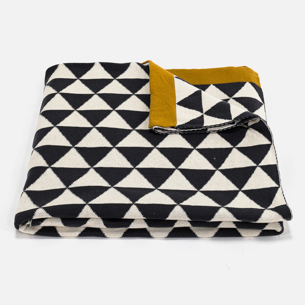 Kuscheldecke / Tagesdecke - 100% Baumwoll Geo 01