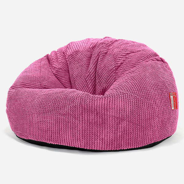Klassischer Sitzsack Sessel - Pom-Pom Pink 01