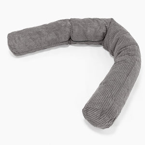 Seitenschläferkissen XXL - Pom-Pom Anthrazit