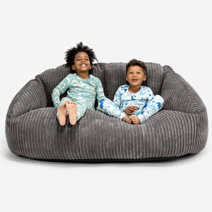 Riesen Bubble Kinder Sofa 3-14 Jahre - Cord Graphitgrau