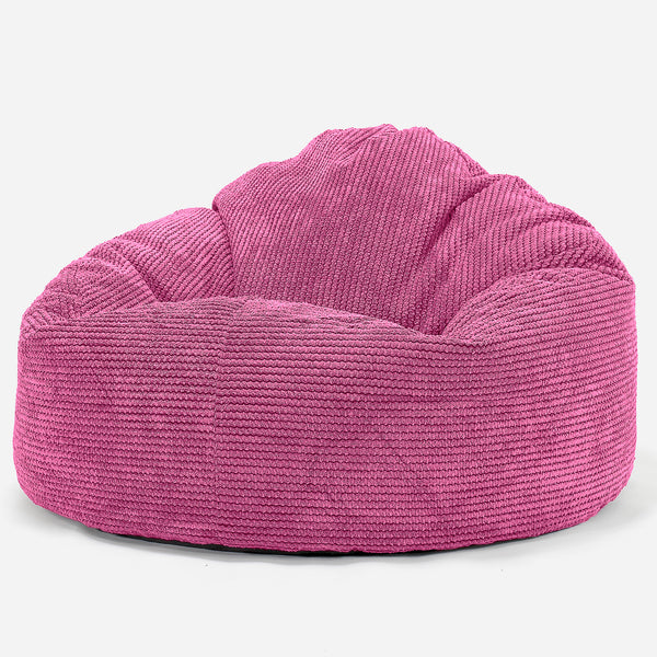 Riesen Kuschel Sitzsack für Kinder 3-8 Jahre - Pom-Pom Pink 01