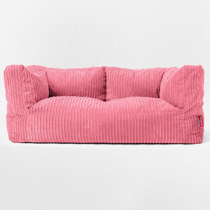 Riesen Albert Kinder Sitzsack Sofa 2-14 Jahre - Cord Koralle 03