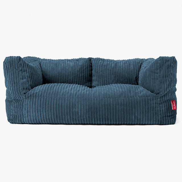 Riesen Albert Kinder Sitzsack Sofa 2-14 Jahre - Cord Marineblau 02