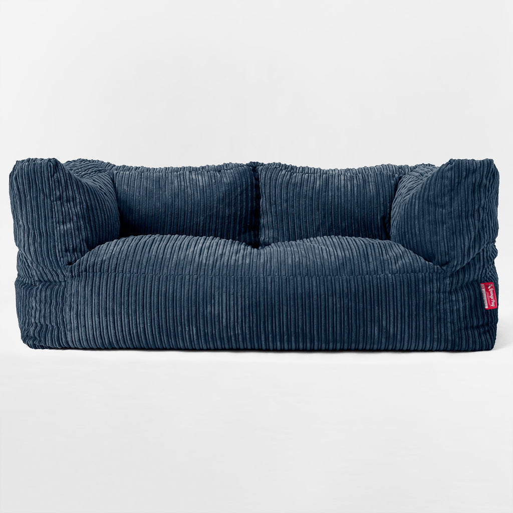 Riesen Albert Kinder Sitzsack Sofa 2-14 Jahre - Cord Marineblau 03
