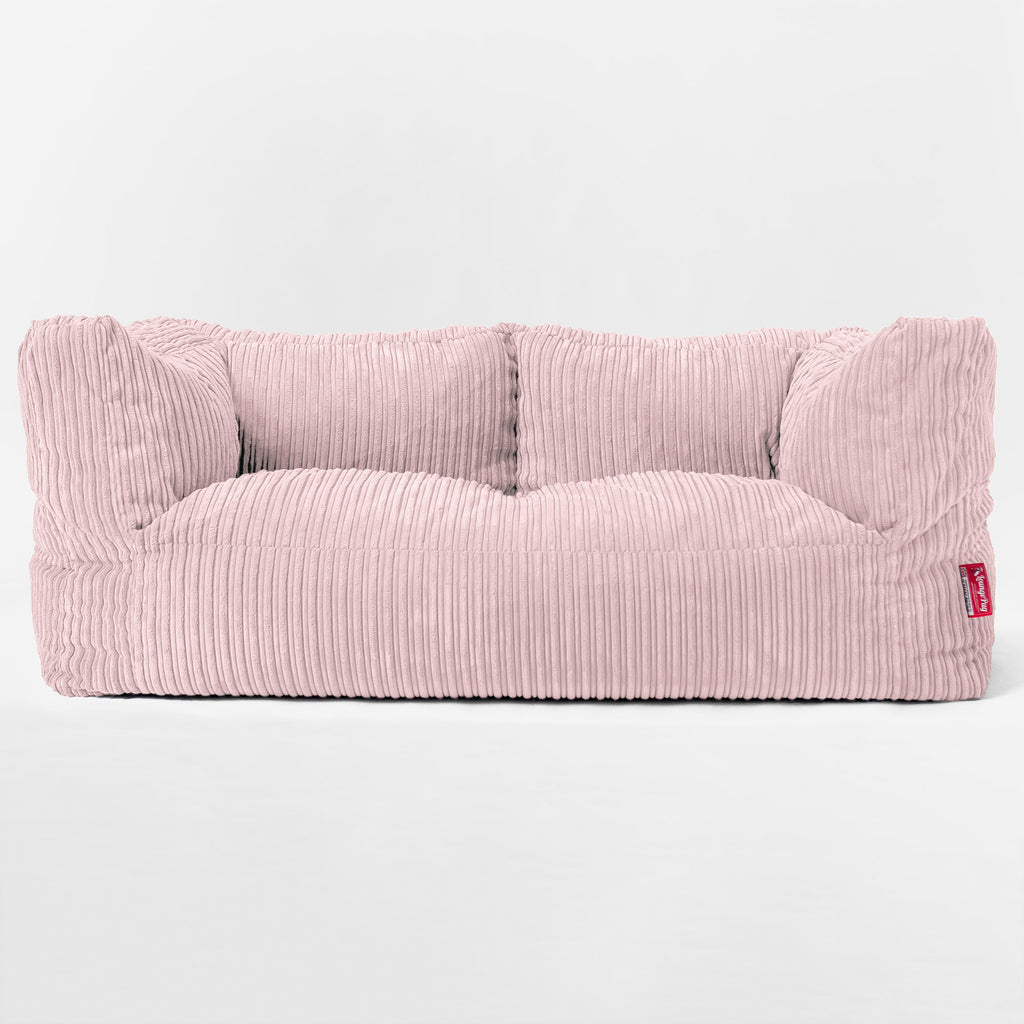 Riesen Albert Kinder Sitzsack Sofa 2-14 Jahre - Cord Rosa 03