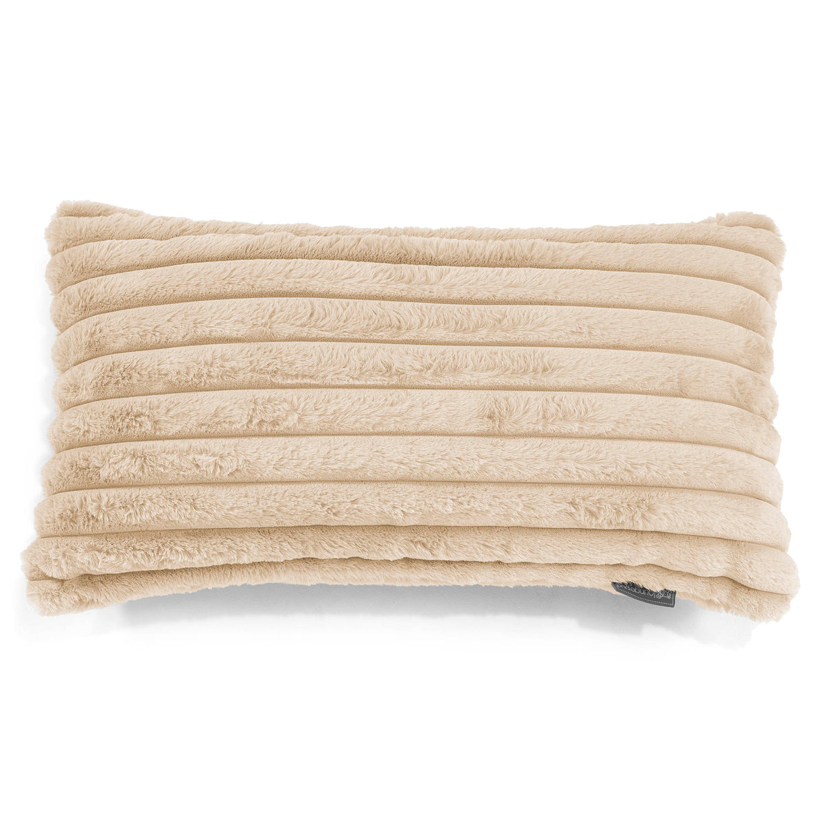 Lounge Pug, Riesen Kissen 40 x 70cm Ultra Plüsch Cord Creme– Big Bertha Original DE