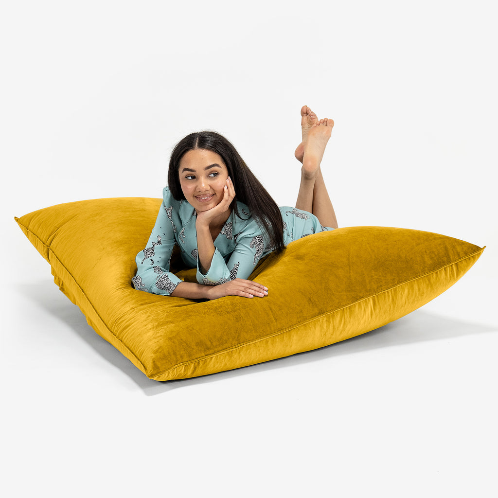 Sitzsack XXL - Samt Gold 03