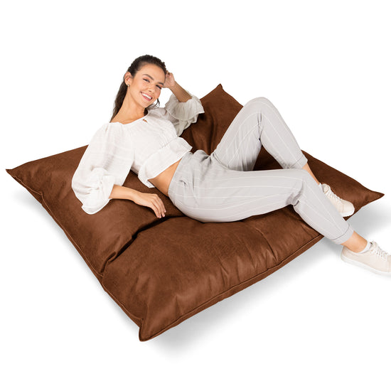 Sitzsack XXL - Vintage Leder Karamell 03