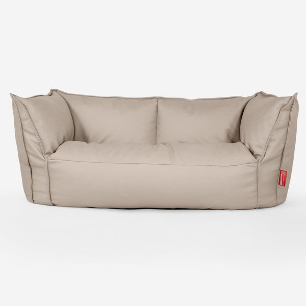 Ruben Sitzsack Sofa - Veganes Leder Elfenbein 01