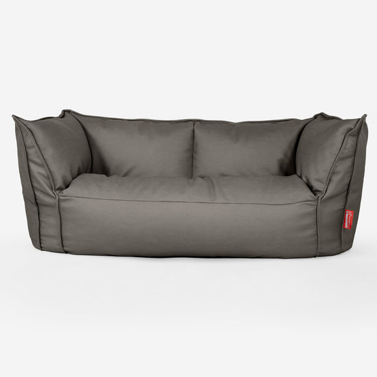 Ruben Sitzsack Sofa - Veganes Leder Grau 01
