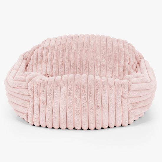 Sabine Sitzsack Sessel - Ultra Plüsch Cord Pastellrosa 01