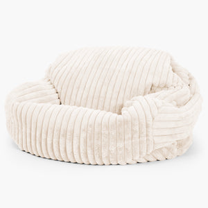 Sabine Sitzsack Sofa - Ultra Plüsch Cord Creme