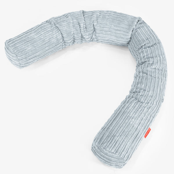 Seitenschläferkissen XXL - Cord Baby Blau 01