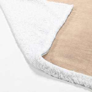 Sherpa-Decke - Sherpa-Fleece Creme
