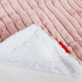 Ultra Plüsch Cord Pastellrosa