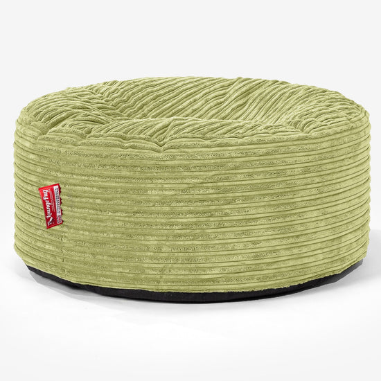 Sitzhocker Pouf - Cord Hellgrün 01