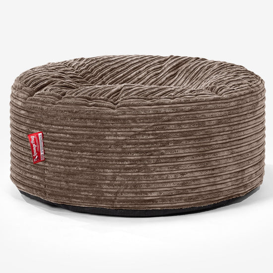 Sitzhocker Pouf - Cord Mocca 01