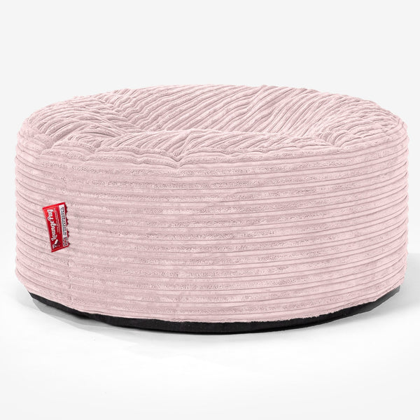 Sitzhocker Pouf - Cord Rosa 01