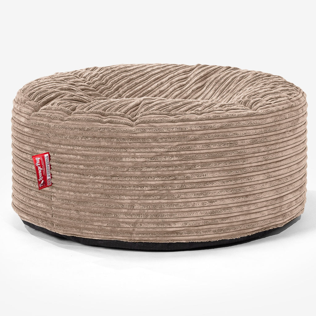 Sitzhocker Pouf - Cord Sand 01