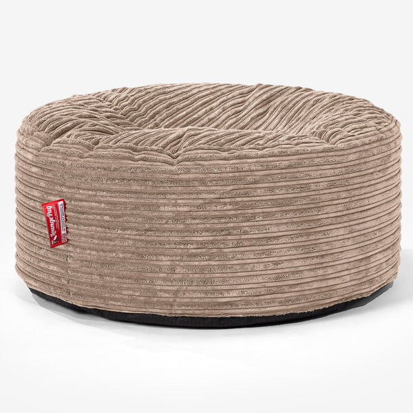 Sitzhocker Pouf - Cord Sand 01
