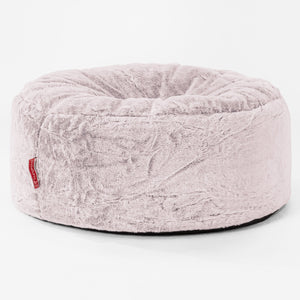 Sitzhocker Pouf - Kaninchen Kunstfell Pastellrosa