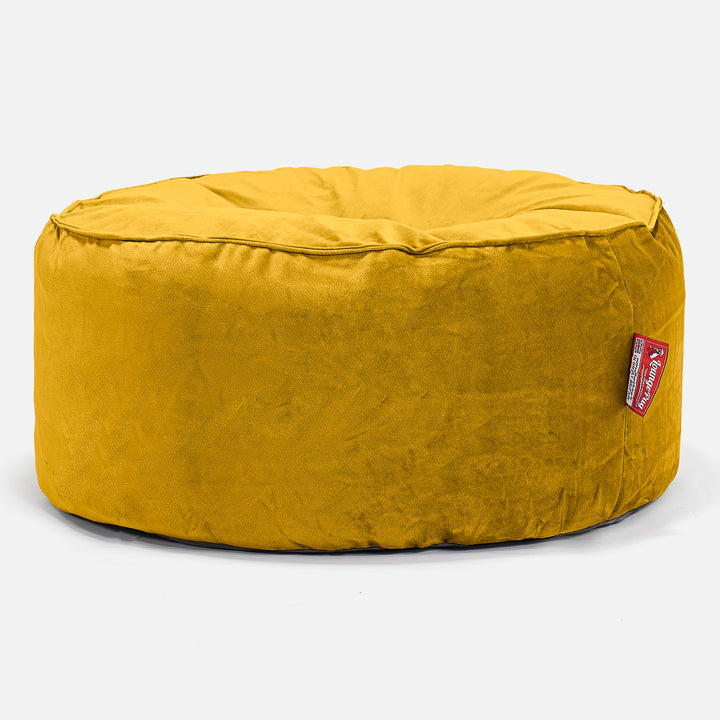 Sitzhocker Pouf - Samt Gold 01