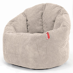 Sitzsack Kuschel Lounge Sessel - Pom-Pom Creme