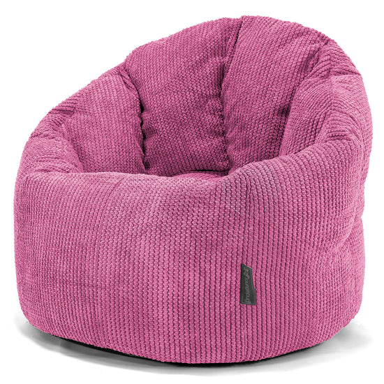 Sitzsack Kuschel Lounge Sessel - Pom-Pom Pink 01