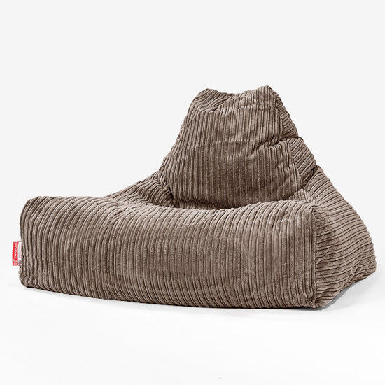 Sitzsack Lounge Sessel - Cord Mocca 01