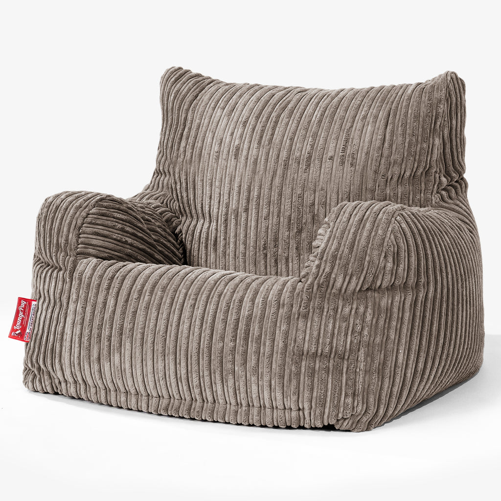 Josephine Sitzsack Ohrensessel - Cord Beigegrau 01