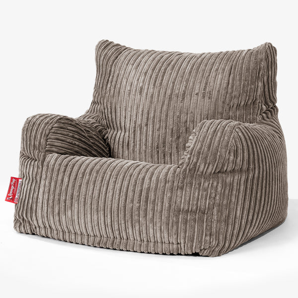 Josephine Sitzsack Ohrensessel - Cord Beigegrau 01
