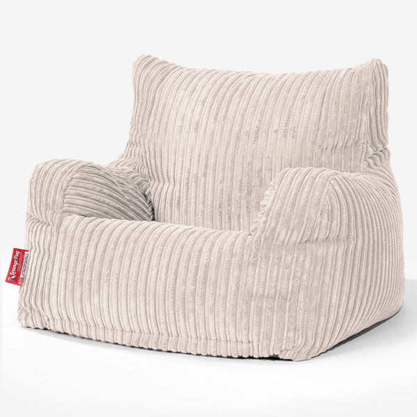 Josephine Sitzsack Ohrensessel - Cord Elfenbein 01