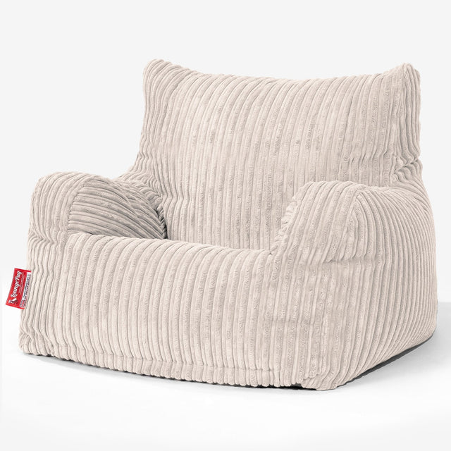 Josephine Sitzsack Ohrensessel - Cord Elfenbein 01