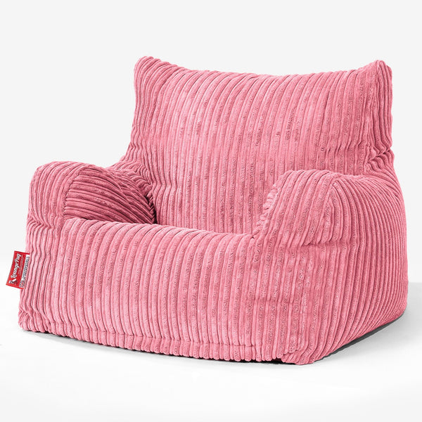 Sitzsack Ohrensessel - Cord Koralle 01