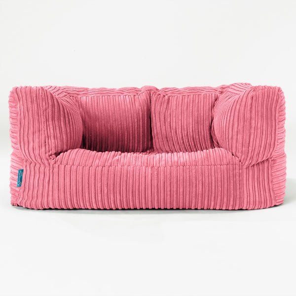 Kindersofa Albert 2-6 jahren - Cord Koralle 01