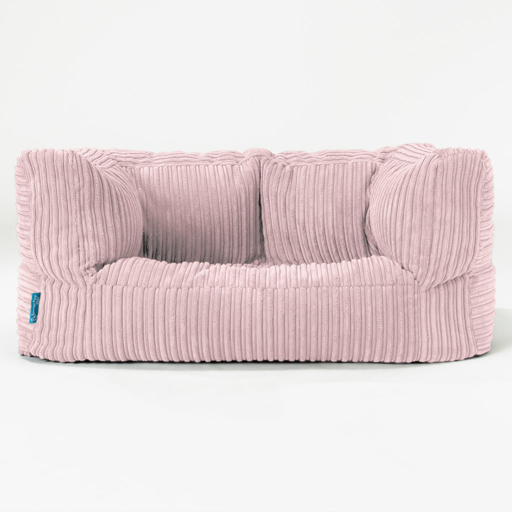 Kindersofa Albert 2-6 jahren - Cord Rosa 01