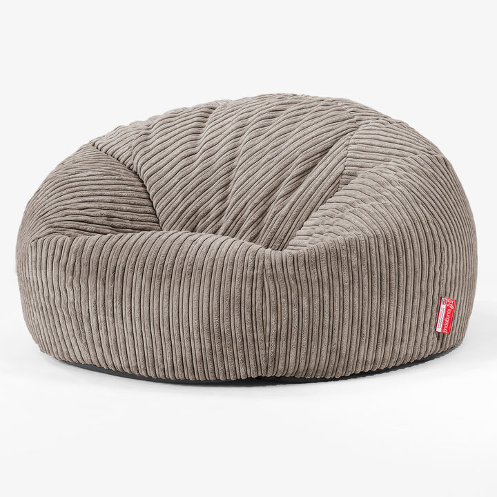 Sitzsack Sofa - Cord Beigegrau 01