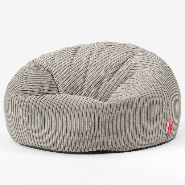 Sitzsack Sofa - Cord Nerzfarben 01