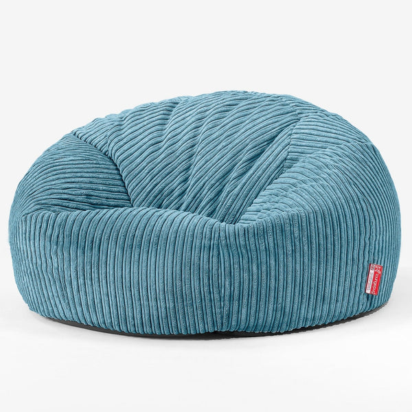 Sitzsack Sofa - Cord Türkis 01