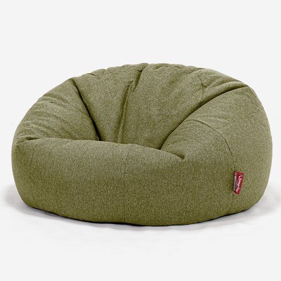 Sitzsack Sofa - Interalli Wolle Hellgrün 01