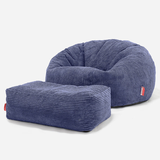 Sitzsack Sofa - Pom-Pom Lila 02