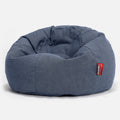 Stonewashed-stoff Marineblau