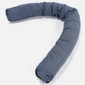 Stonewashed-stoff Marineblau