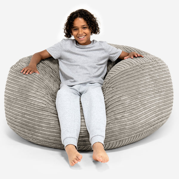 Super Bequemer Riesen Kindersitzsack 6-14 Jahre - Cord Nerzfarben 01
