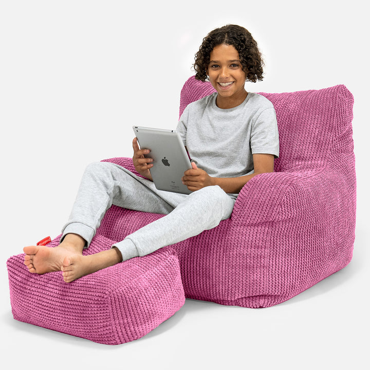 Lounge Pug Teenager Sitzsack Sessel Pom Pom Pink Sitzsack Sessel fur Teenager Studenten Big Bertha Original DE