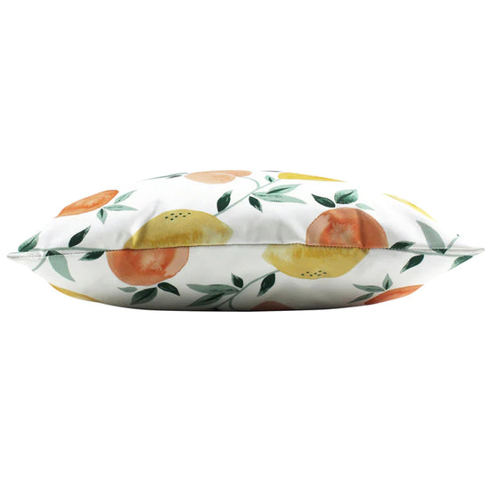 Outdoor Dekokissen / Sofa Kissenbezug 43 x 43cm - Fruchtdruck Weiß 02